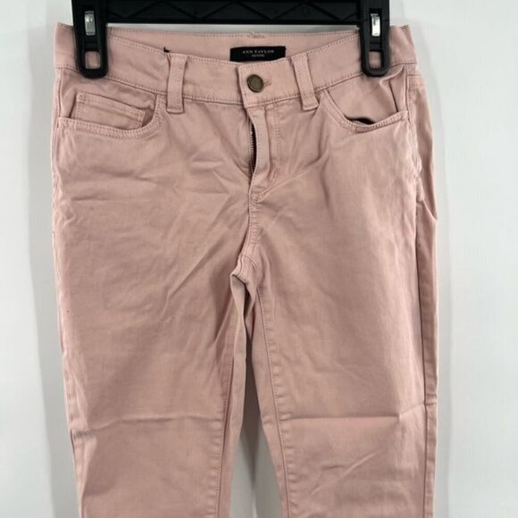 Ann Taylor the skinny modern fit pink pants trousers size 2P - Picture 2 of 8